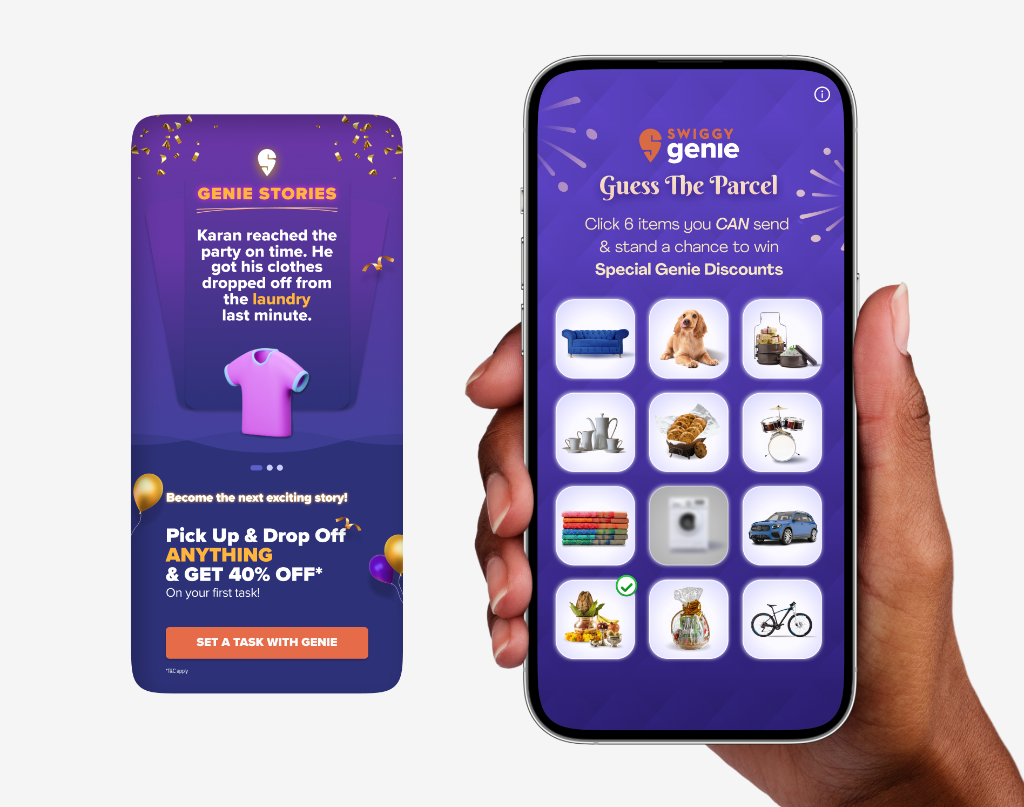 Swiggy Genie Game